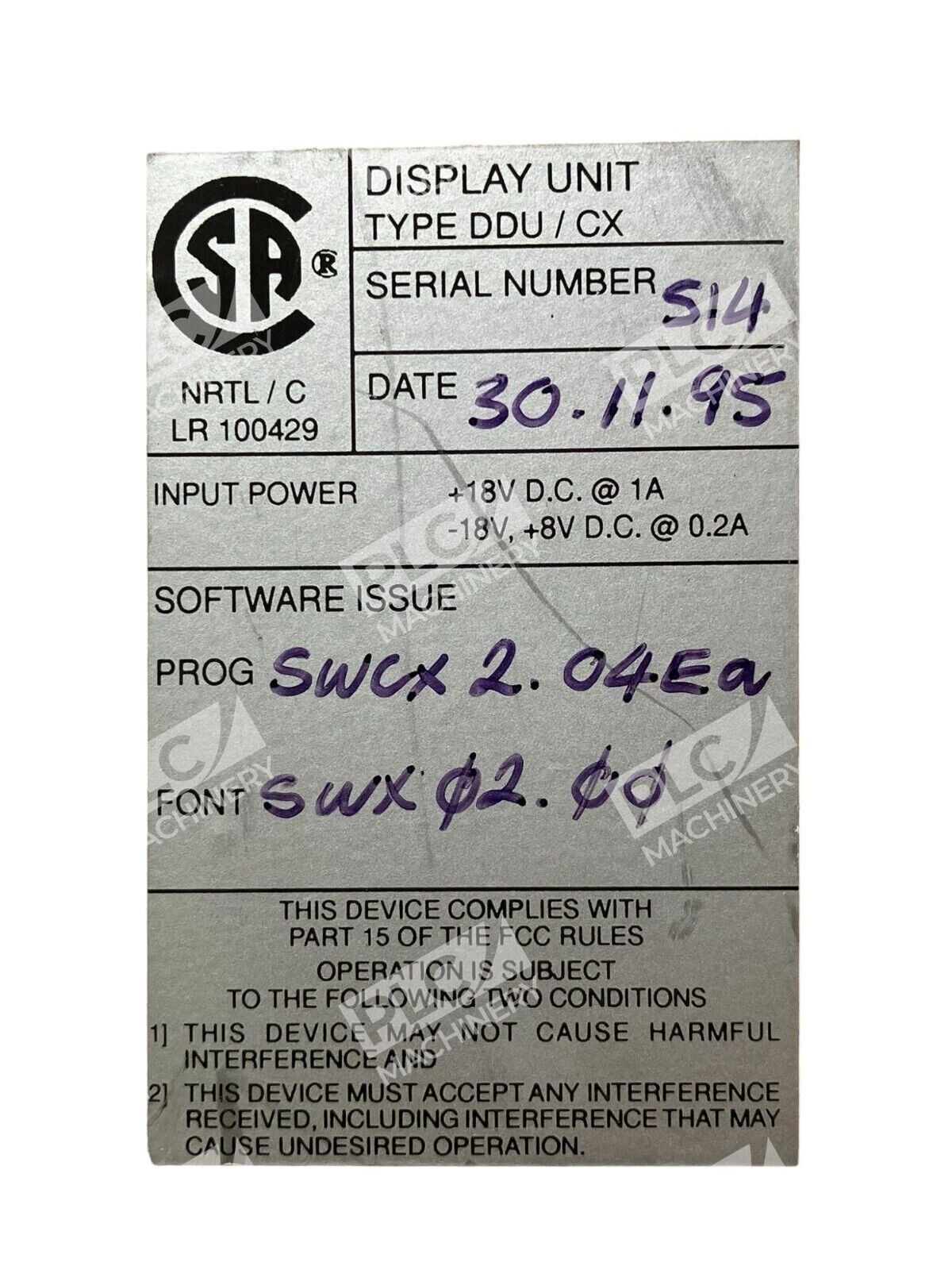 Deemstop DDU/CX Protection Systems Display Unit - Image 3
