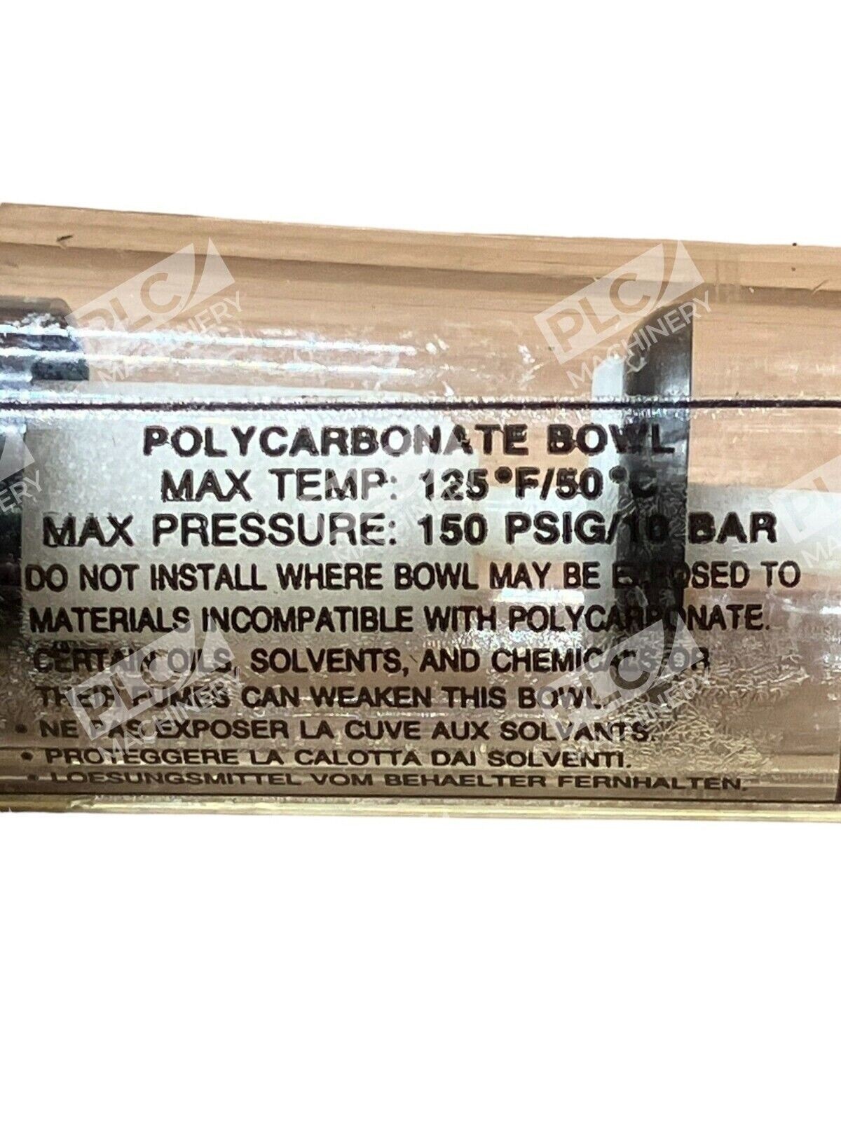 Dixon F07-200A 150PSIG 10BAR Max 1/4" Series 1 Mini Filter New - Image 5