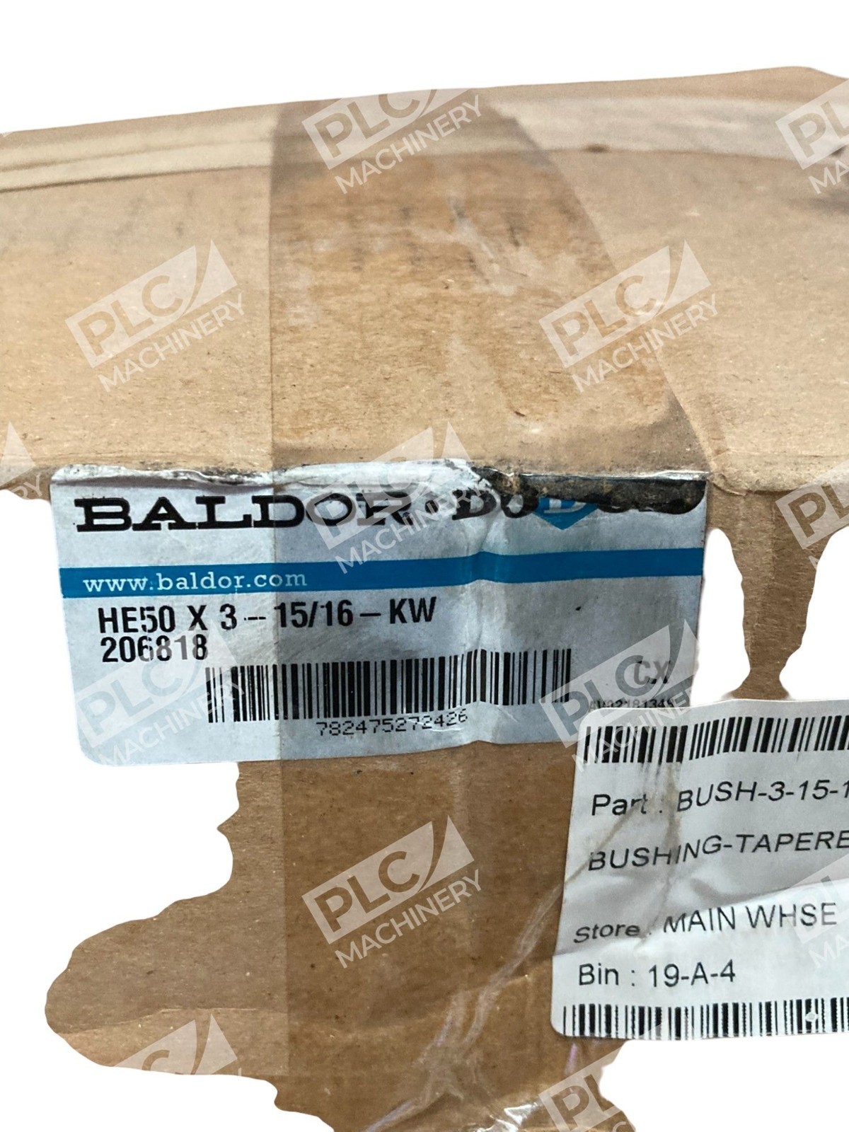 Dodge Baldor HE50 X 4-15/16-KW Tapered Bushing 206818 - Image 3