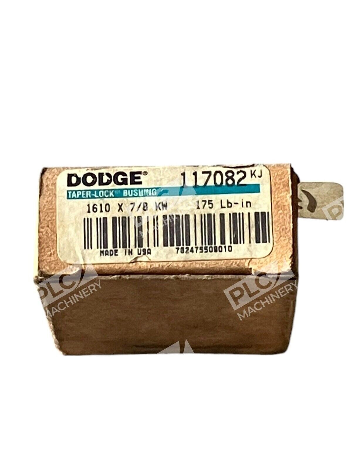 Dodge Taper-Lock Bushing 1610 X 7/8 KW 117082