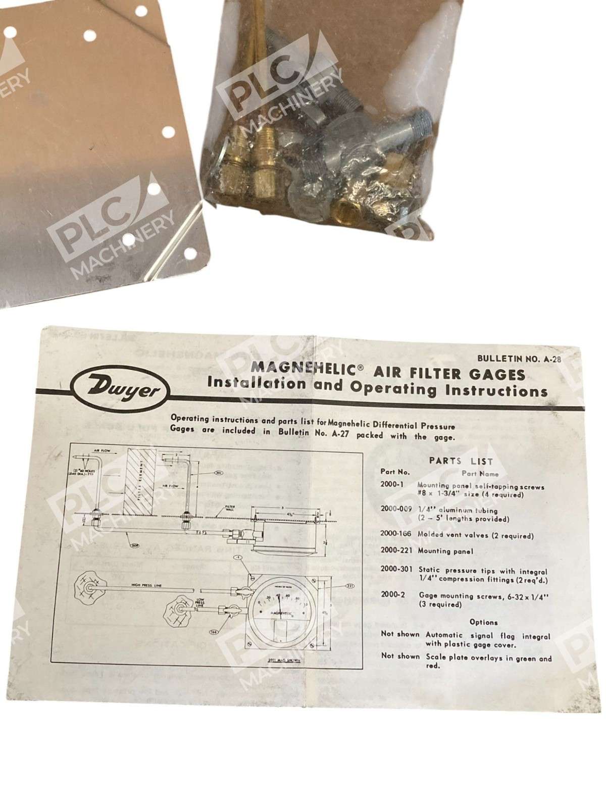 Dwyer FIL-A605-2T647 Air Filter A605-2T647