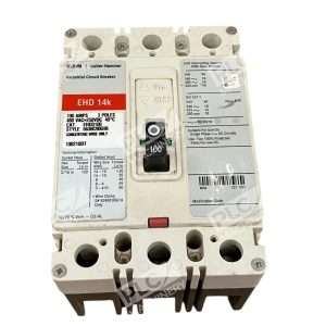 Eaton Cutler Hammer 100A 3 Poles 100210DT Circuit Breaker EHD3100 6638C90G96
