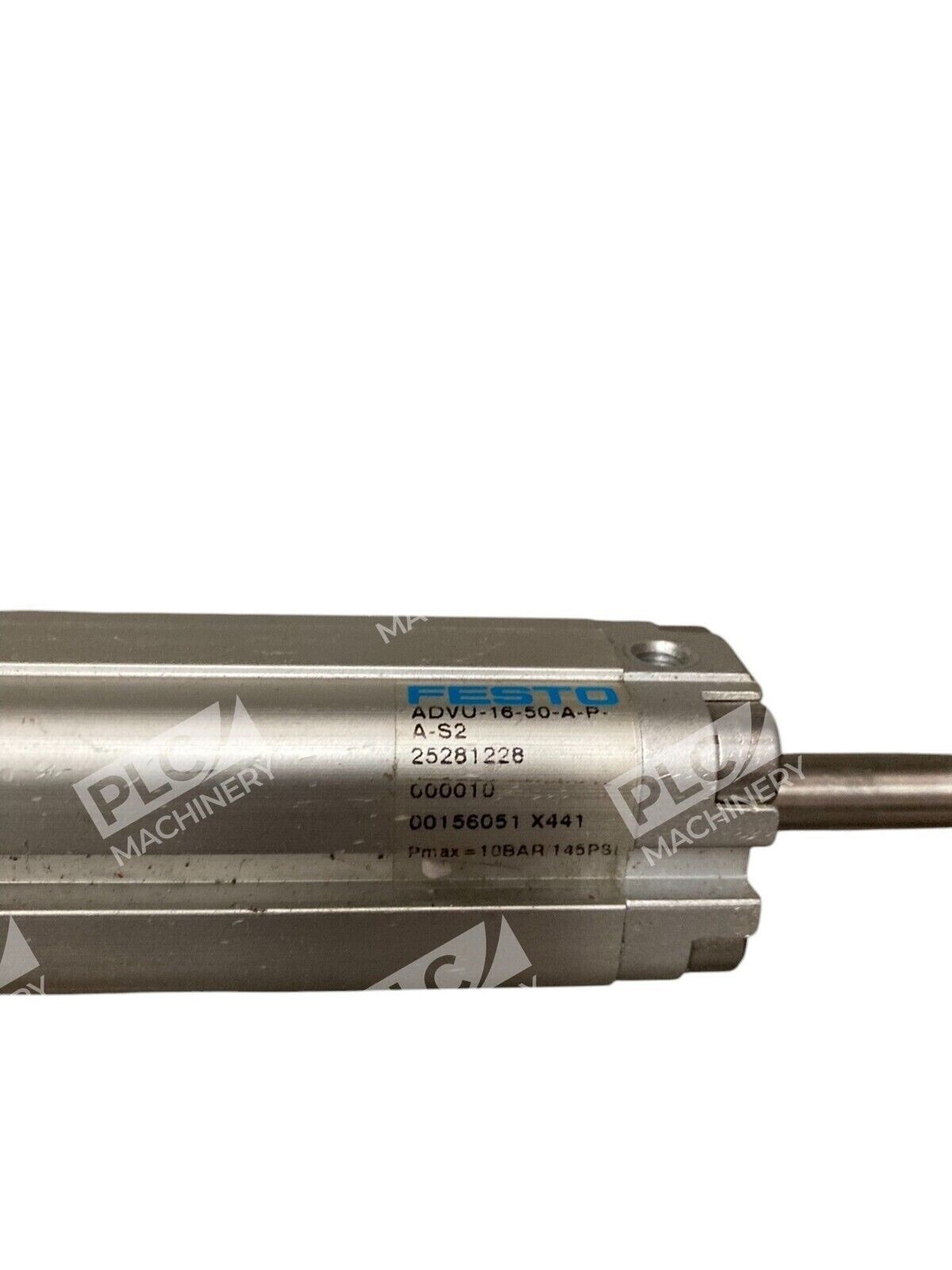 Festo 25281228 10bar 145psi Compact Pneumatic Cylinder ADVU-16-50-A-P-A-S2 - Image 3