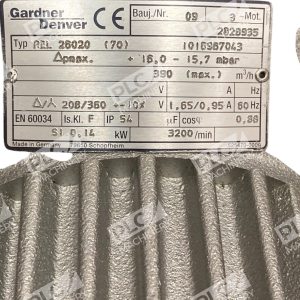 Gardner Denver 1016967043 165095A 2828935 Vacuum Pump Blower REL 26020 70 226696131573