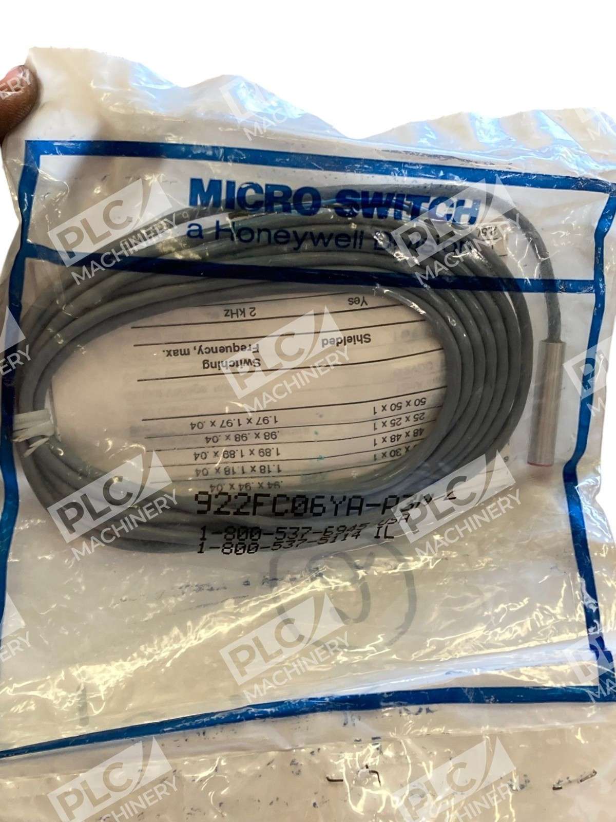 HONEYWELL 922FC06YA-A3N-L PROXIMITY SWITCH