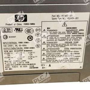 HP Hewlett Packard 365W PC6015 Power Supply 460968 001 226908691293