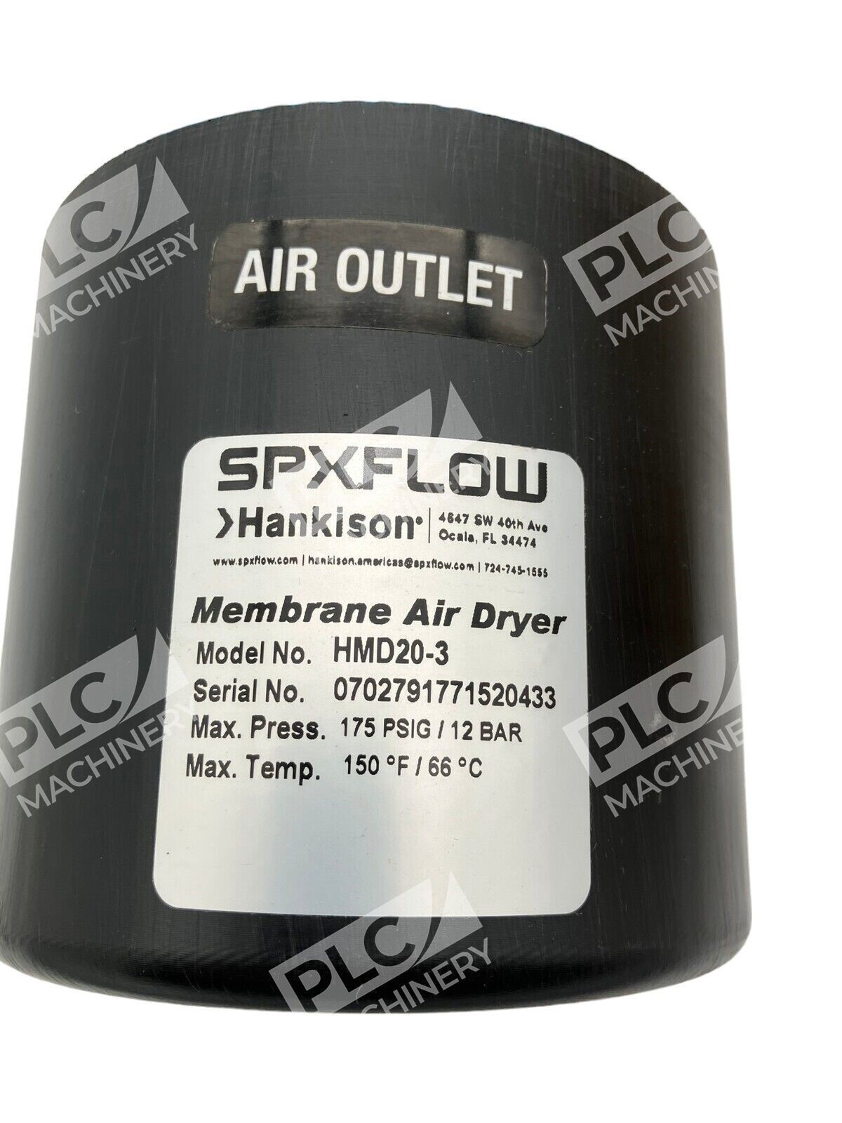 Hankison HMD20-3 SPXFlow Membrane Air Dryer - Image 6
