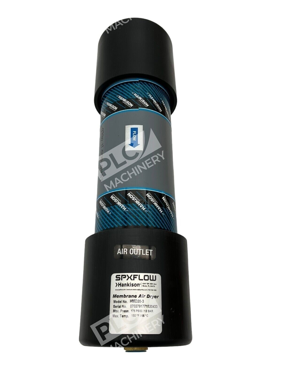 Hankison HMD20-3 SPXFlow Membrane Air Dryer