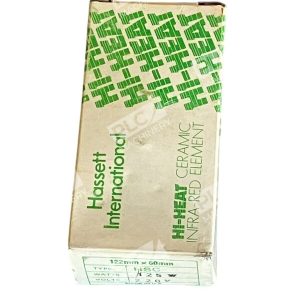 Hassett International 122mmx60mm Hi-Heat Ceramic Infra-Red Element HSC 125W 220V