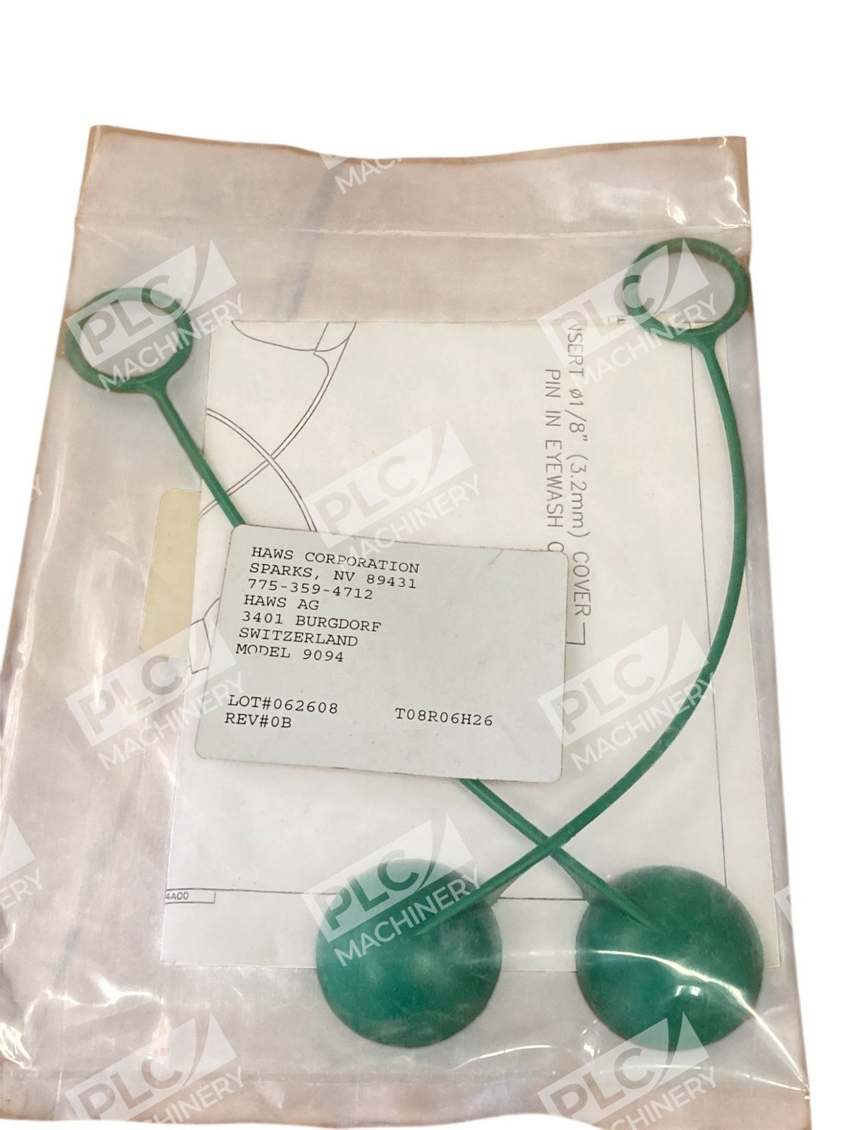 Haws SH9094 775-359-4712 Dust Cover For SP12 Soft Flo Head Model 9094 (Bag of 2)