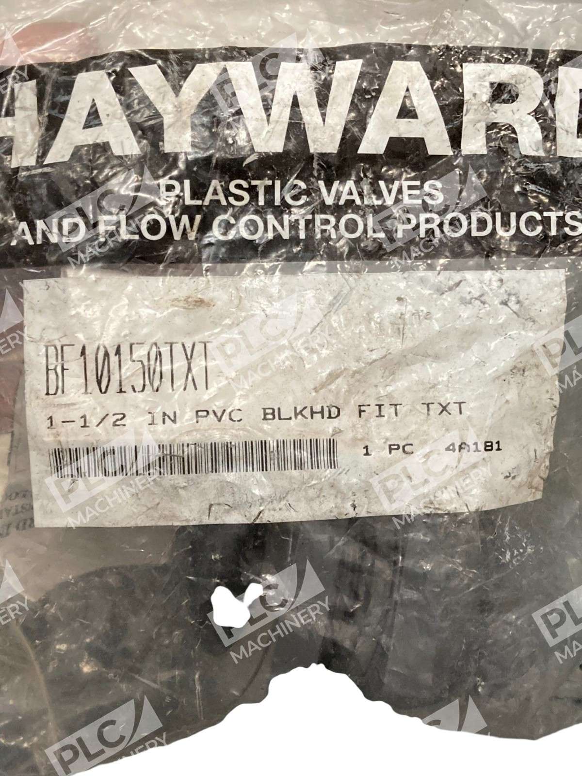 Hayward BF10150TXT 1-1/2 inch PVC Threaded Bulkhead Fitting - Image 3