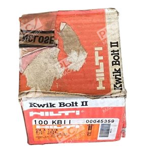 Hilti 14x1 34 AISI 1038 14 Dia Drill Kwik Bolt II KBII 00045359 Box of 100 226468294093