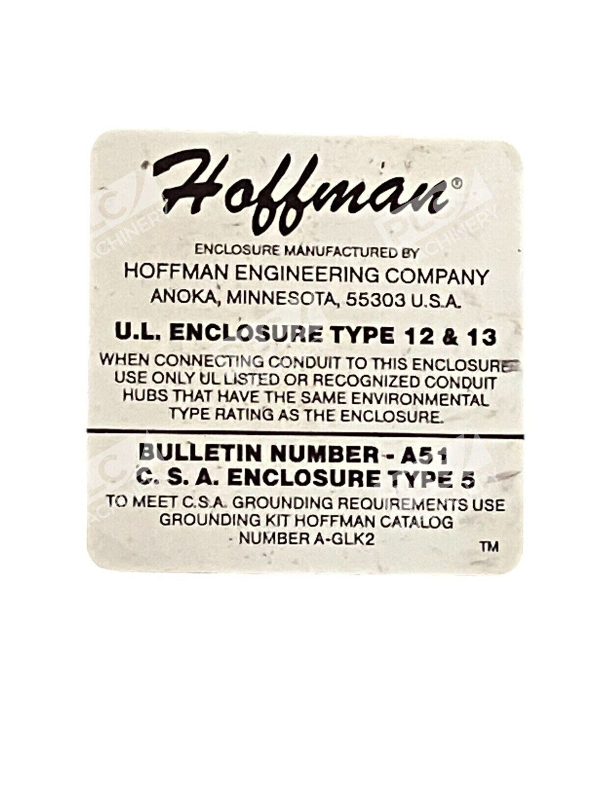 Hoffman Enclosure BriskHeat BSAT051002 Percentage Control A51 - Image 4