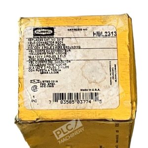 Hubbell HBL Connector Body 20A 125V 2 Pole 3 Wire Grounding Insulgrip HBL2313