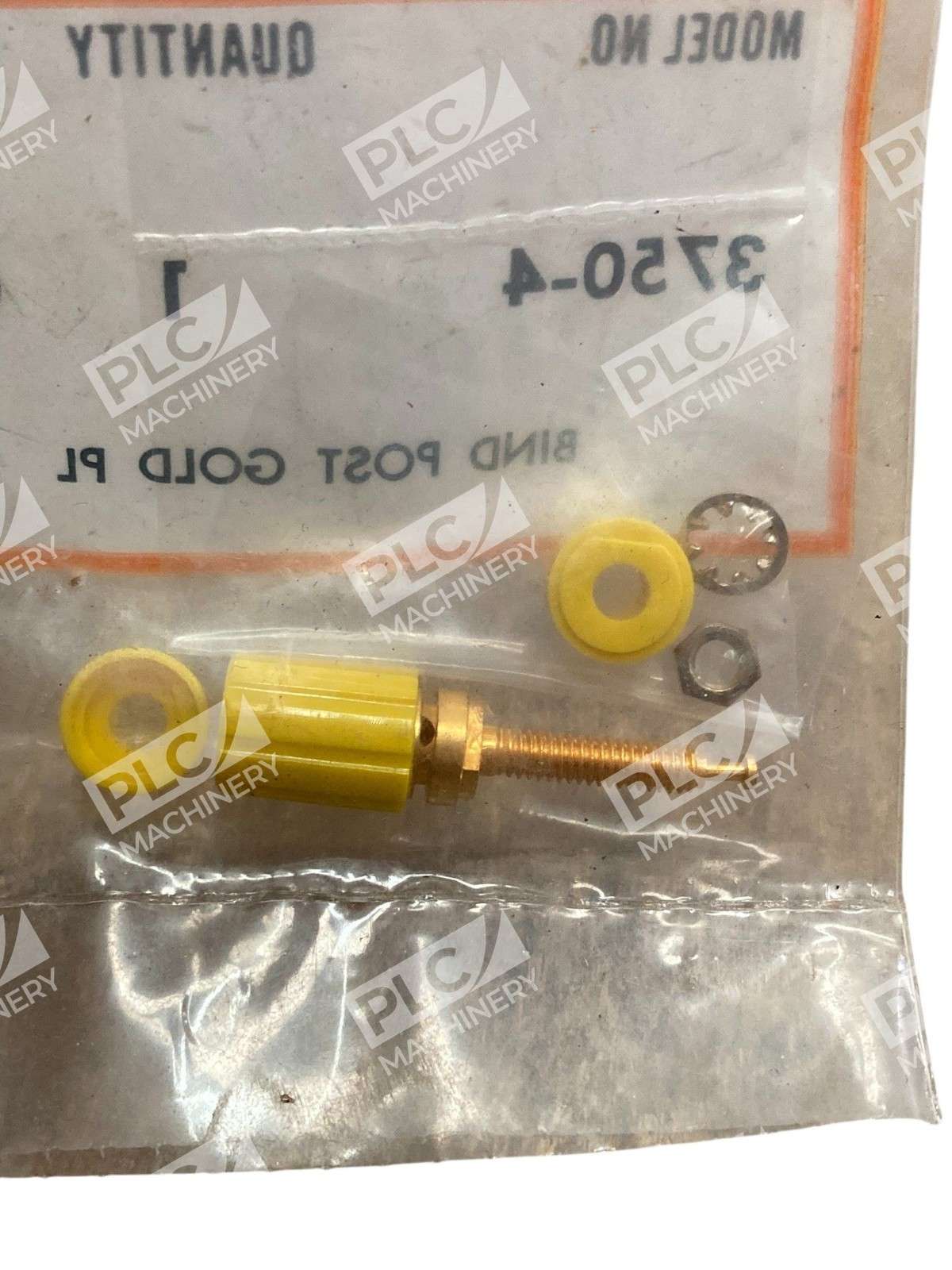 ITT Pomona 3750-4 Binding Post Gold Plated Yellow 15A 2500V 0248 - Image 5