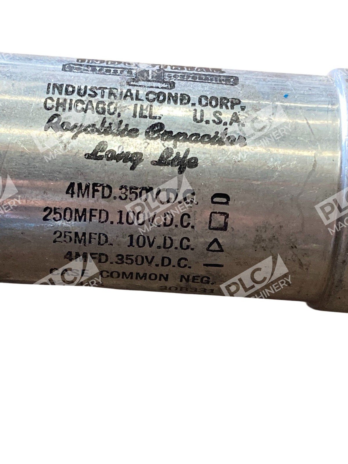 Industrial Cond. Corp. 239 Royalite Electrolytic Capacitor Long Life 4µF/350V - Image 8