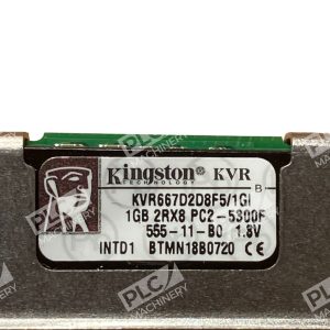 Kingston KVR667D2D8F51GI 1GB 2RX8 PC2 5300F B RAM Stick 226985495793