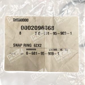 Krones 62X2 Snap Ring 0-681-95-909-1 (lot of 10)