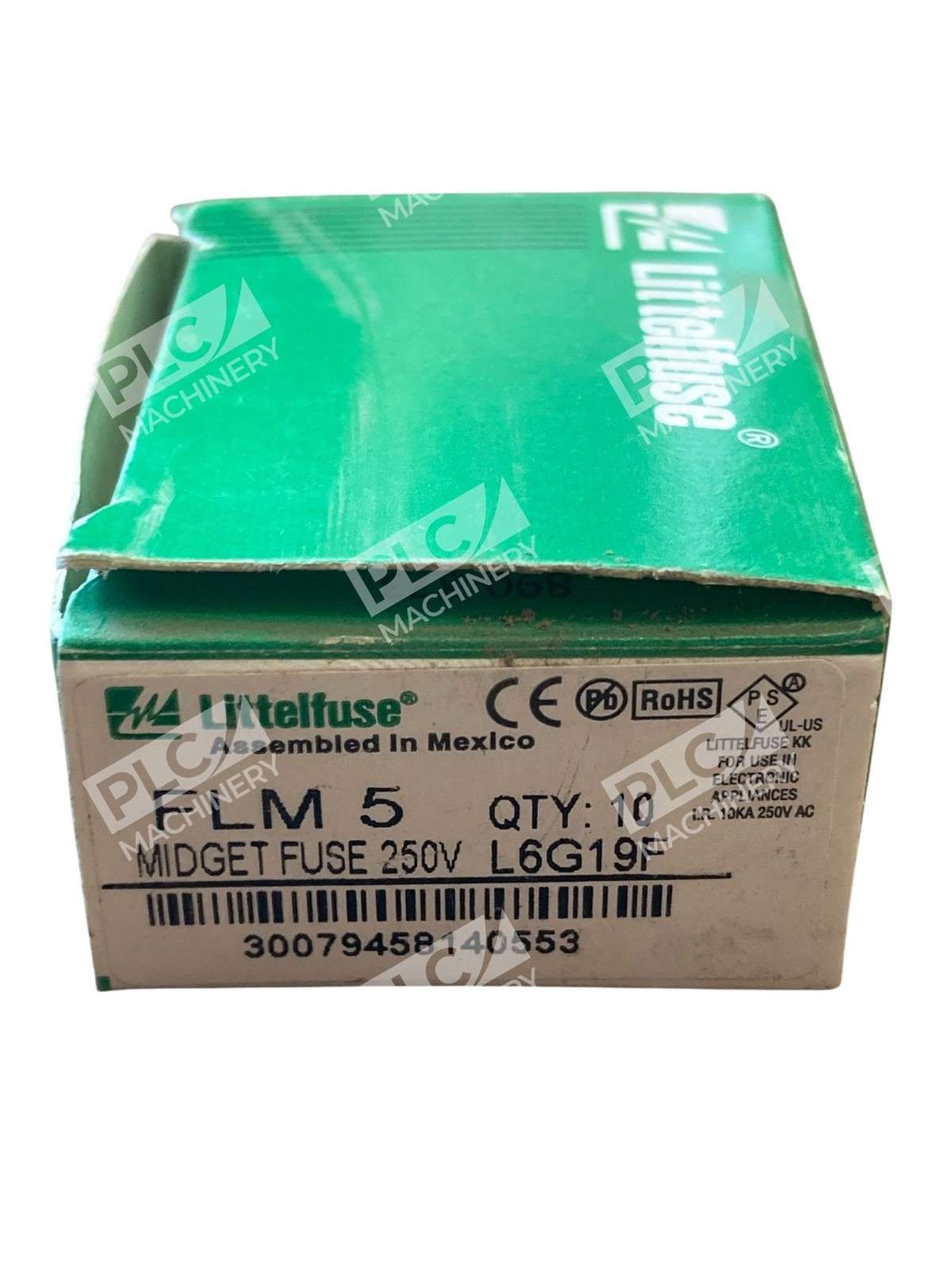 Littelfuse FLM 5A Midget 250V Time-Delay Fuse Box of 10 - Image 5
