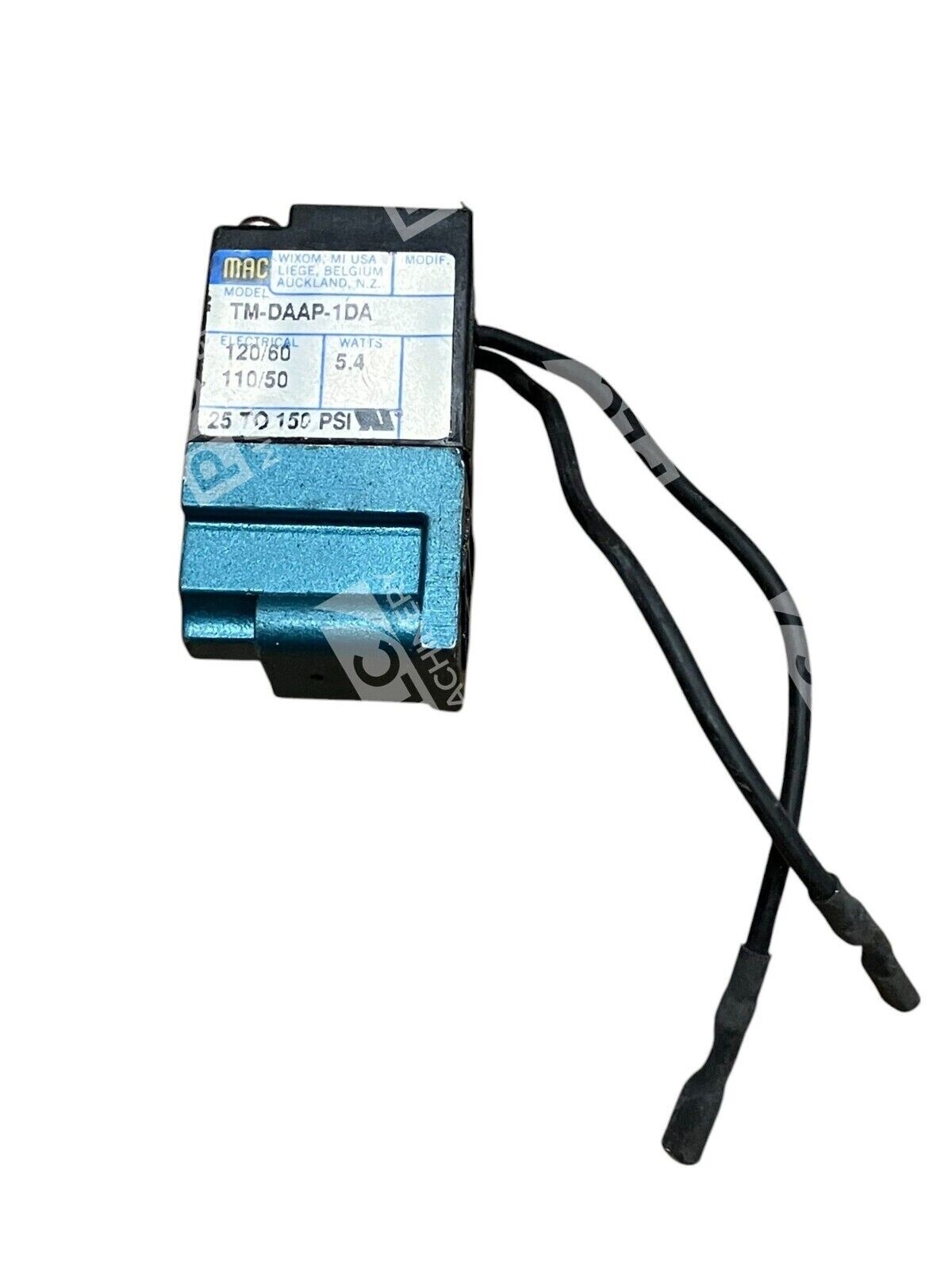 MAC 25-150PSI 5.4W 120V/60Hz 110V/50Hz Solenoid Valve TM-DAAP-1DA