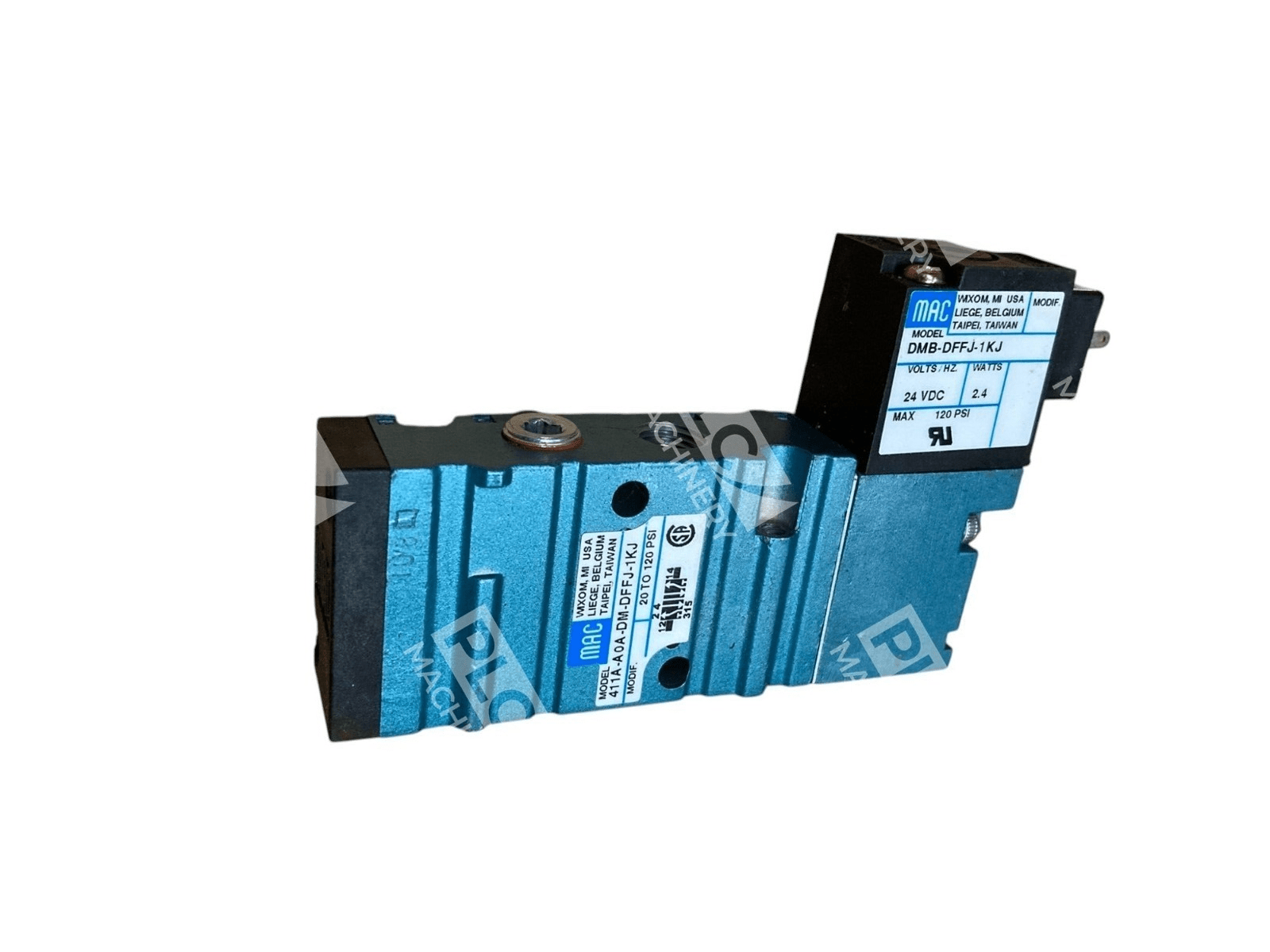 MAC DMB-DFFJ-1KJ 24VDC 20TO 120 PSI Solenoid Valve 120 PSI Pneumatic Control USA - Image 4