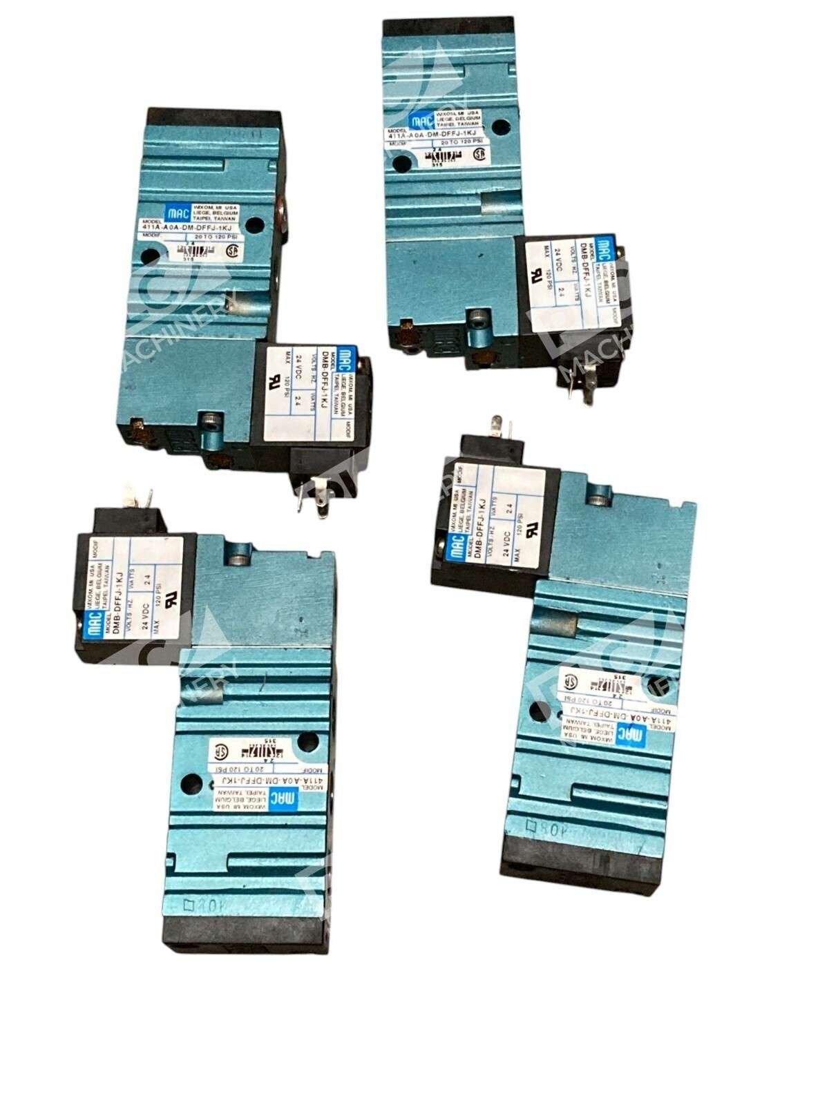 MAC DMB-DFFJ-1KJ 24VDC 20TO 120 PSI Solenoid Valve 120 PSI Pneumatic Control USA - Image 6