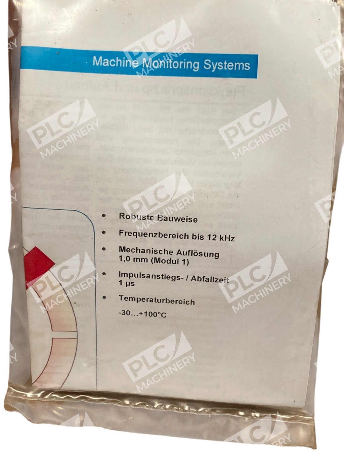 MMS Machine Monitoring Systems 12kHz 141305 Sensor PR 9376 - Image 7