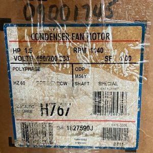 Magnetek H767 Condensor Fan Motor 15HP 1140RPM 226987188273