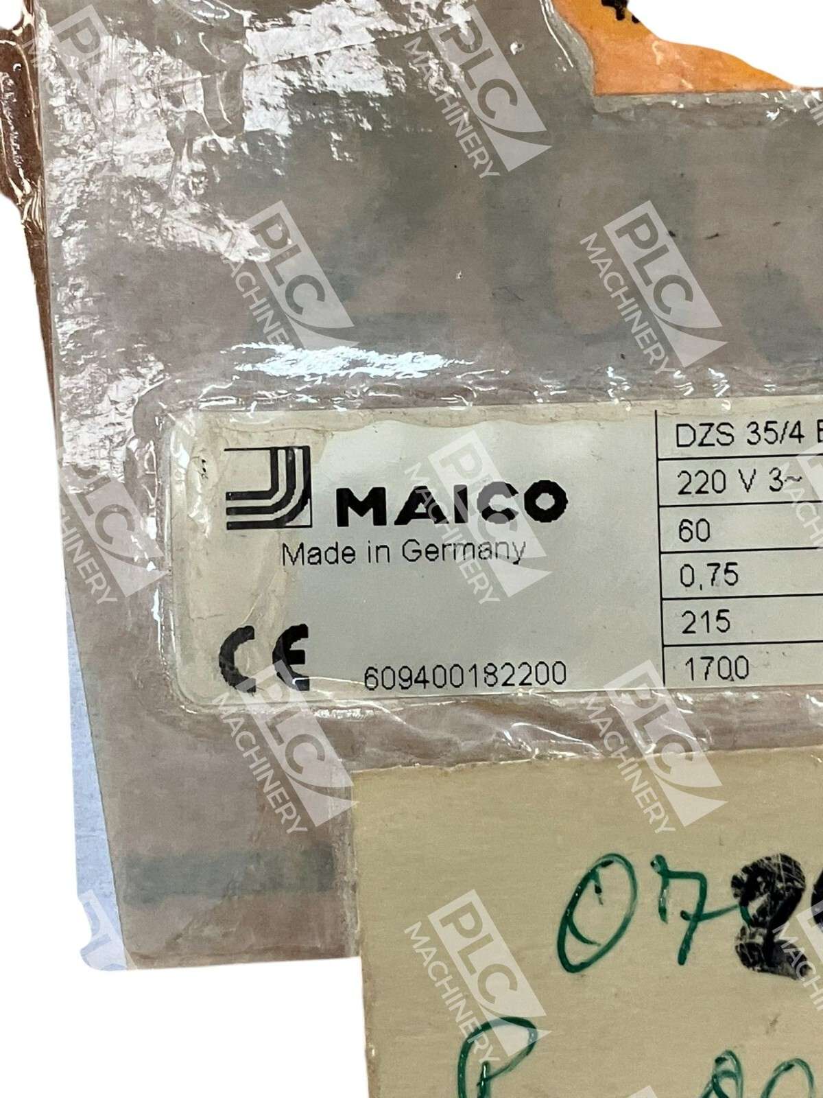 Maico 112200 220V 0.75A 215W Axial Wall Fan DZS 35/4 B - Image 4
