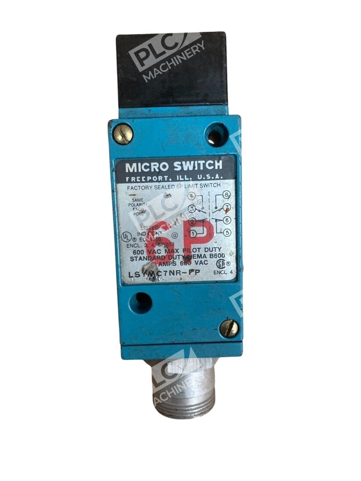Micro Switch 10A 600VAC 6P Limit Switch LSYMC7NR-FP