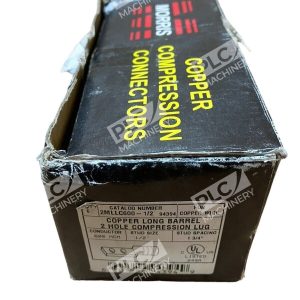 Morris 2MLLC600-1/2 Copper Long Barrel 2 Hole Compression Lug (Box of 2)