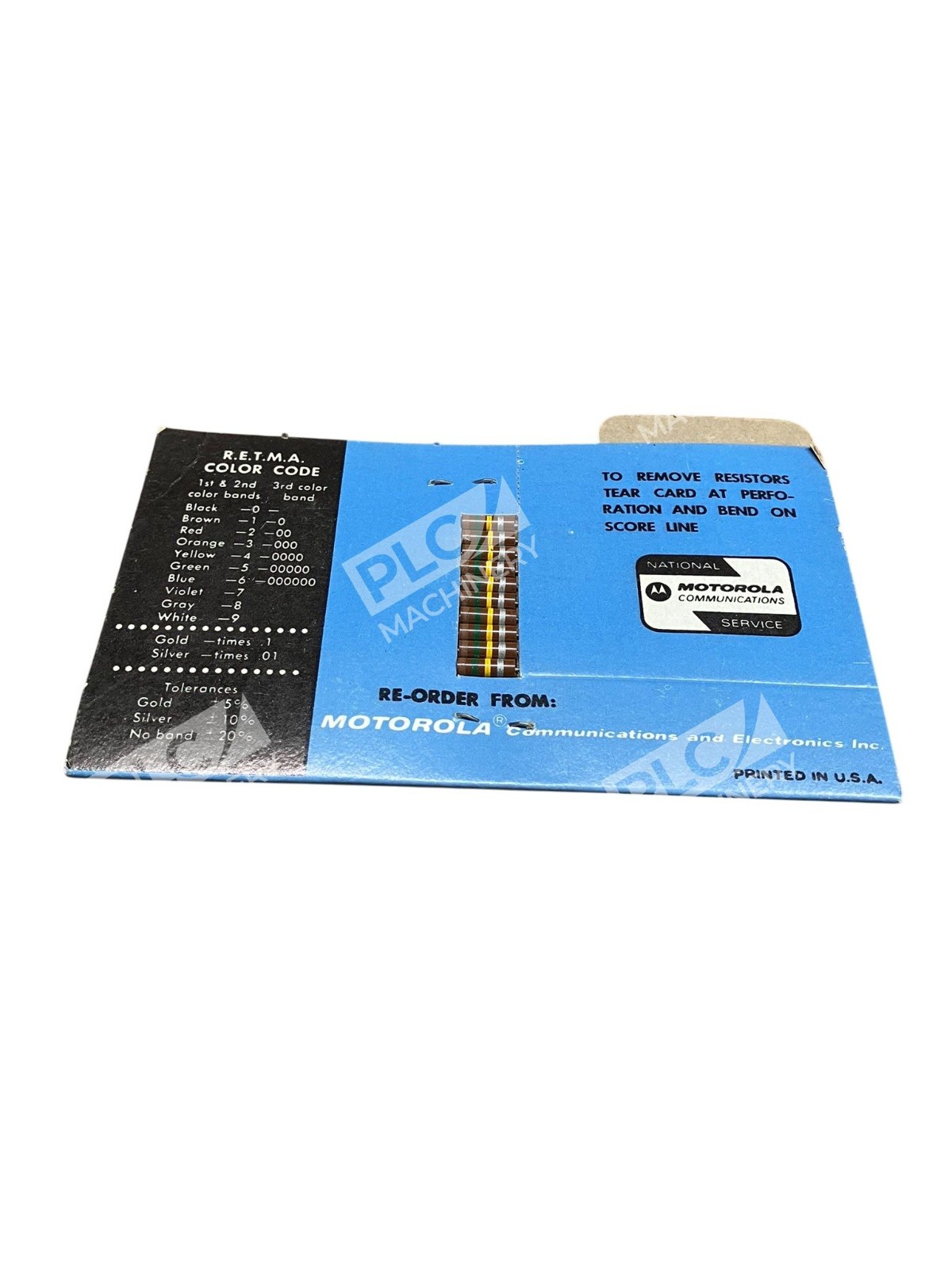 Motorola 6-6398 Resistor File 150K Ohm ±10% 1/2W Carbon Composition Pack - Image 4