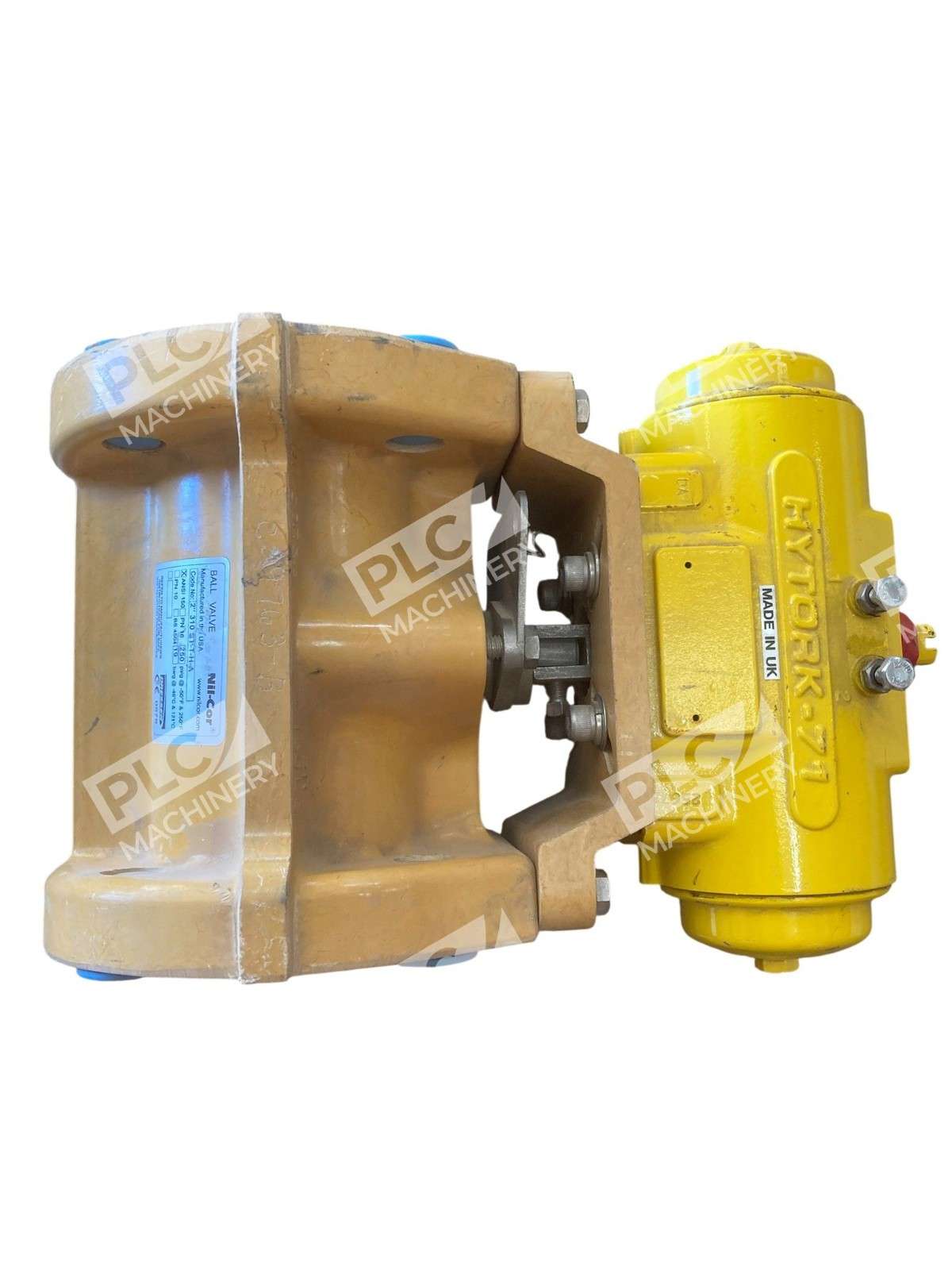 Nil-Cor 2" Fiberglass Ball Valve 310 ST-T-H-A ANSI 150 Dresser HYTORK-71 150 PSI - Image 4
