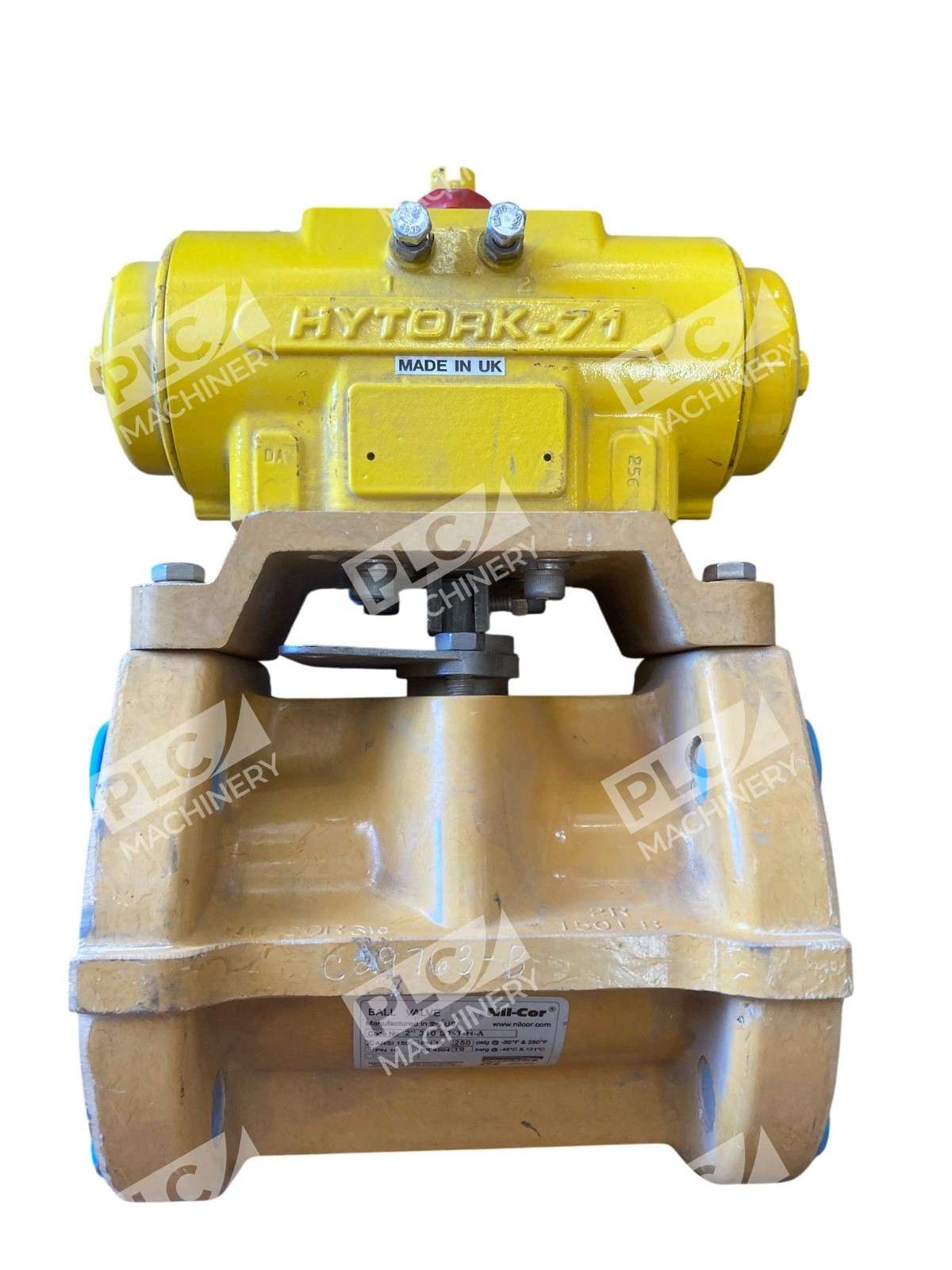 Nil-Cor 2" Fiberglass Ball Valve 310 ST-T-H-A ANSI 150 Dresser HYTORK-71 150 PSI