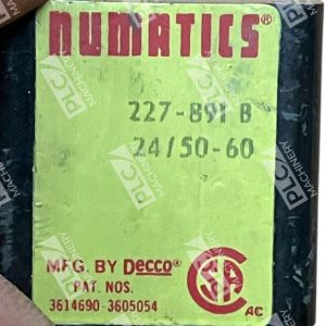 Numatics 24VAC 0420A 5060Hz 15 Wire Length Solenoid Valve Coil 227 891B 226663101883
