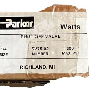 Parker SV75-02 Pneumatic Lockout Shut-Off Valve
