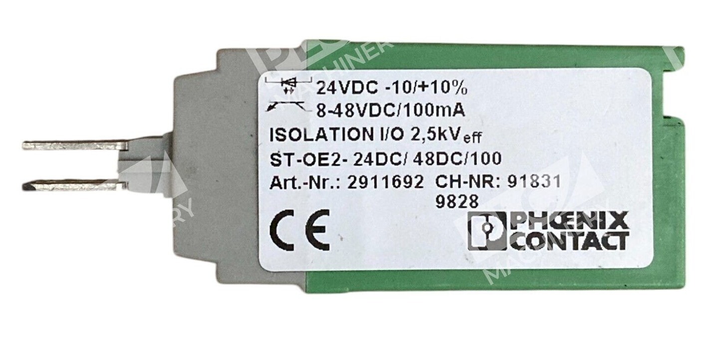 Phoenix Contact 91831 2.5kV ST-OE2-24DC/48DC/100 Solid State Relay 2911692