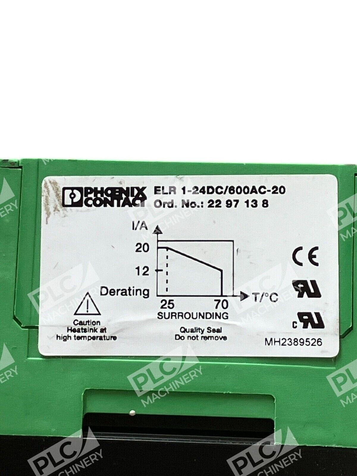 Phoenix Contact Solid State Contactor ELR 1-24DC/600AC-20 - Image 3