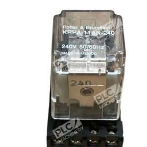Potter Brumfield 240V Relay KRPA-11AN-240 With Base 2547HP
