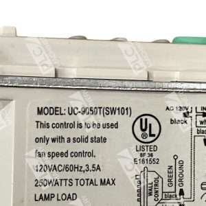 Prescolite Controls 120VAC 60Hz 35A 250W DS6 Rotary Dimmer Switch UC 9050T 226531103603