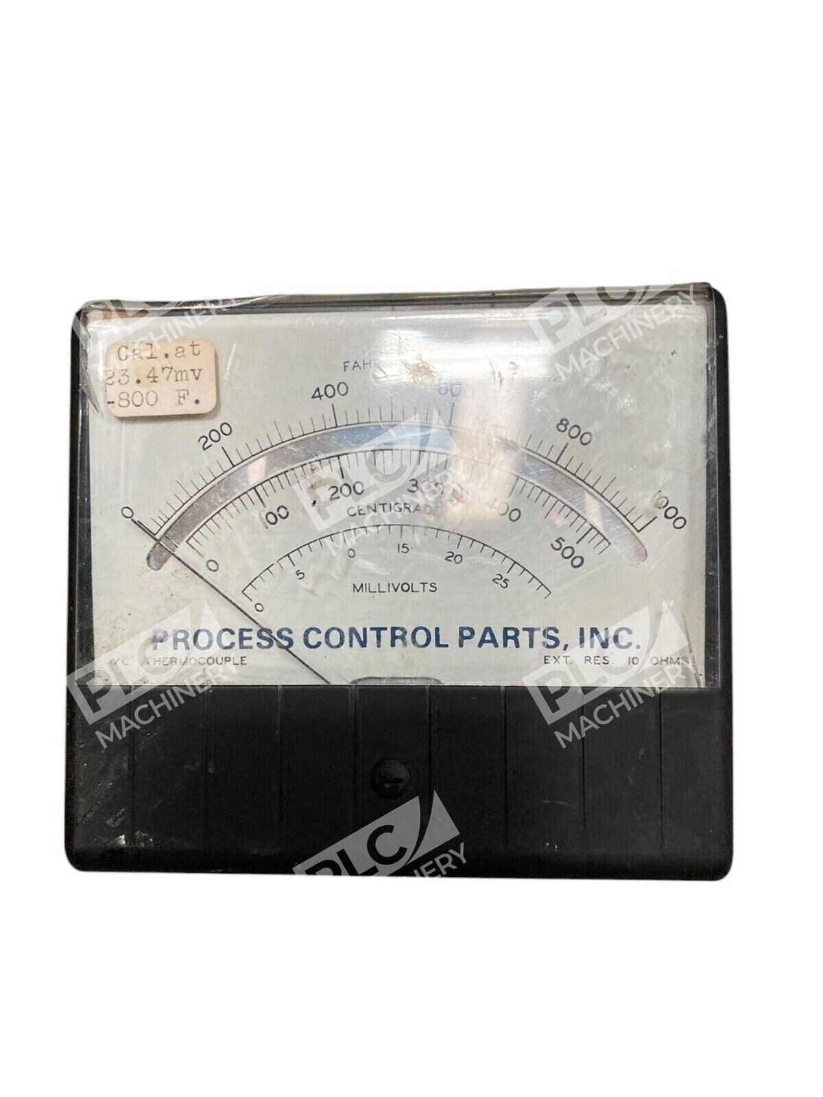 Process Control Parts 10Ohm r/C Thermocouple Panel Meter Cal.at 23.47mv -800F