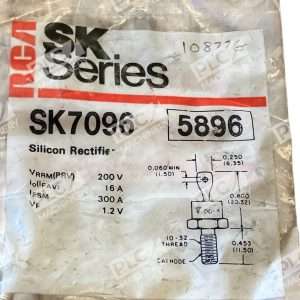 RCA SK7096 SK Series Silicon Rectifier Stud Diode DO 4 200V 16A 298005215793