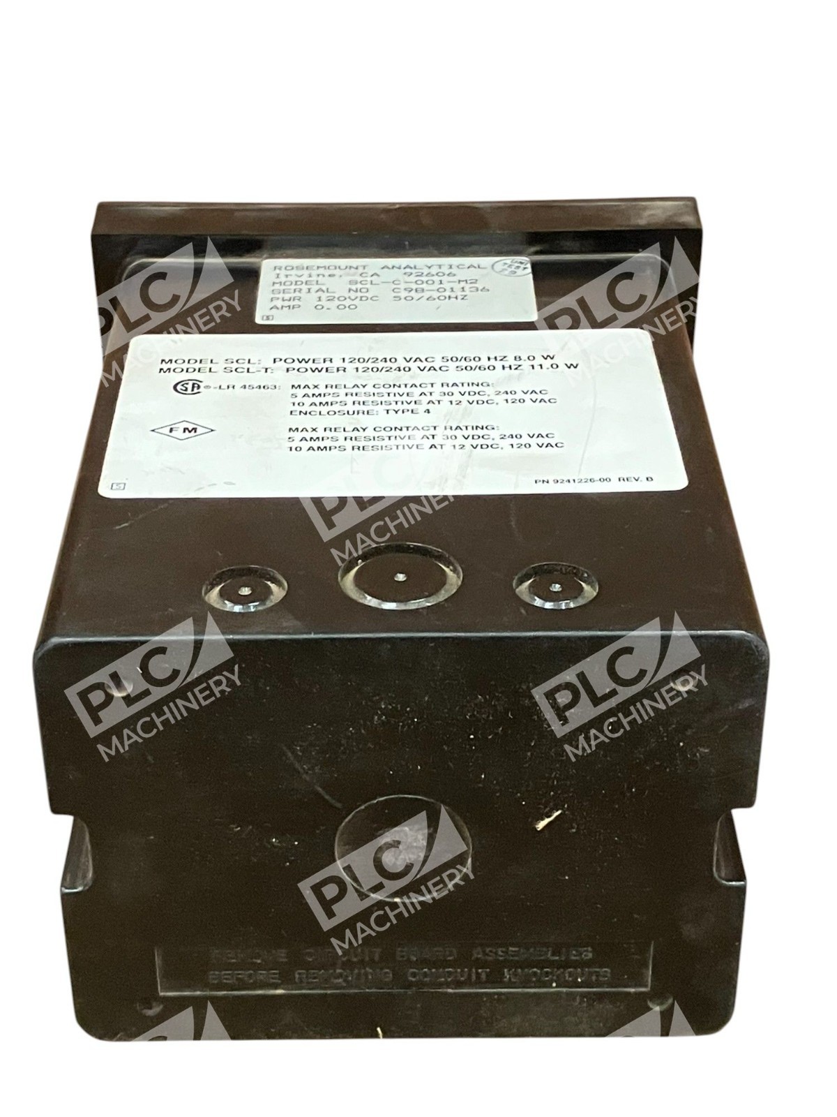 Rosemount Analytical Beckman Solu Comp Water Quality Analyzer SCL-C-001-M2 - Image 3