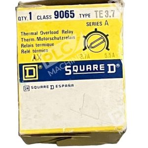 Square D 9065 TE3.7 Thermal Overload Relay