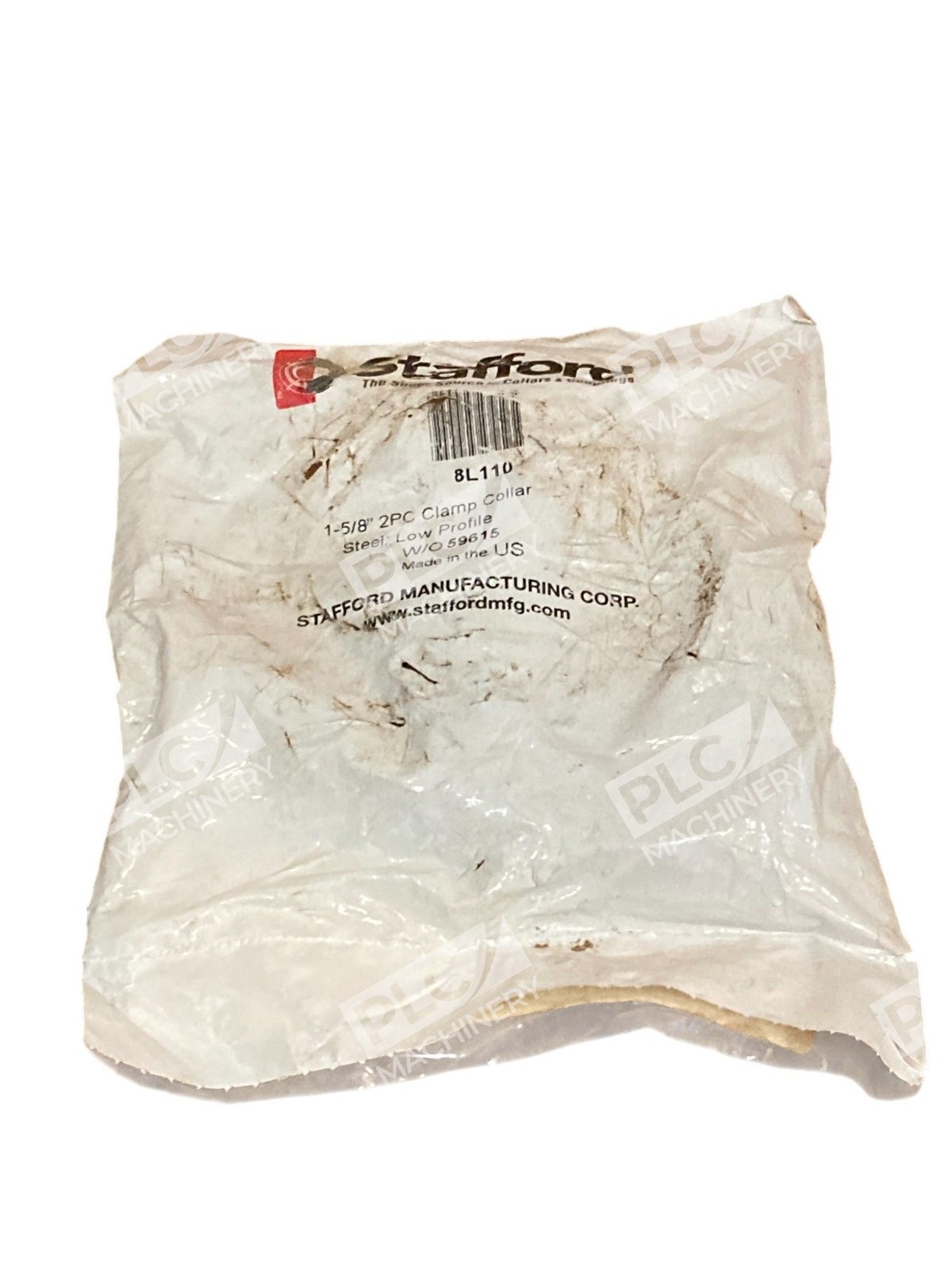 Stafford 1-5/8" 2PC Clamp Collar Steel Low Profile 8L110 - Image 6