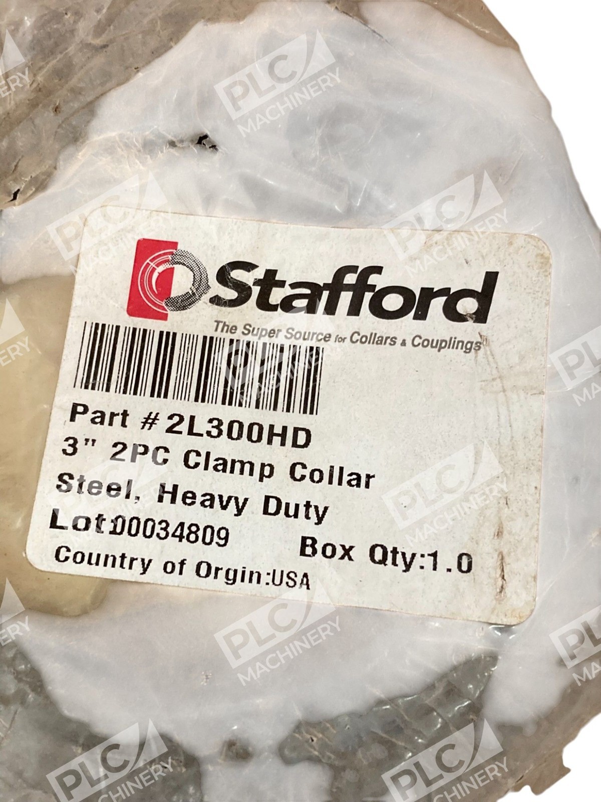 Stafford 3" Heavy Duty Steel 2PC Clamp Collar 2L300HD - Image 3
