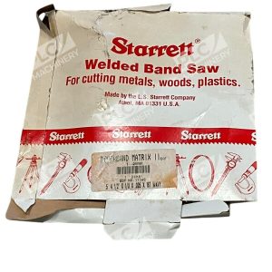 Starrett 17395 5'-4-1/2"X1/2"X.025"X18TWavy Bandsaws Powerband Matrix II 1 2GM81