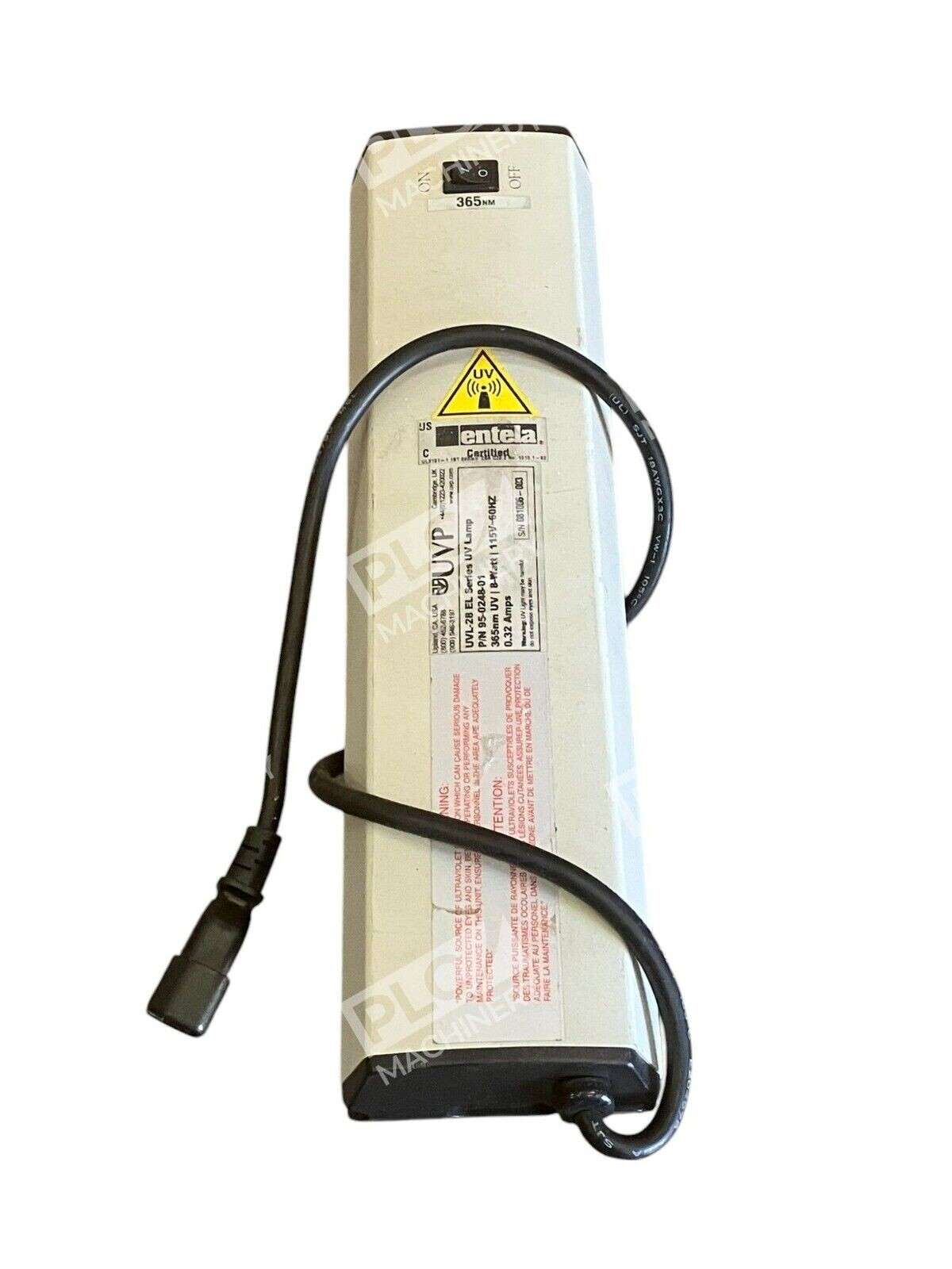 UVP 0.32A 365nm UV 8W 115V 60Hz UVL-28 EL Series UV Lamp 95-0248-01