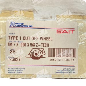 United Abrasives SAIT TM7x0090x58Z Tech Type 1 Cut Off Wheel 23827 Box of 25 226824083673