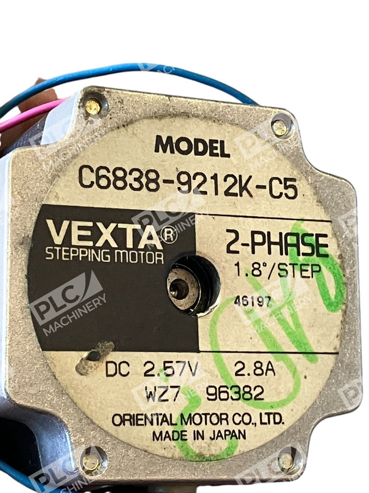 Vextra 2-Phase 2.57VDC 2.8A 1.8Degree/Step Stepping Motor C6838-9212K-C5